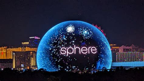 pictures of the sphere in las vegas.